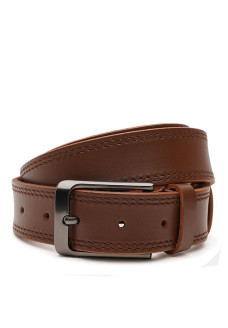 Ремень мужской кожаный JZ SB-JZV1115FX47-brown