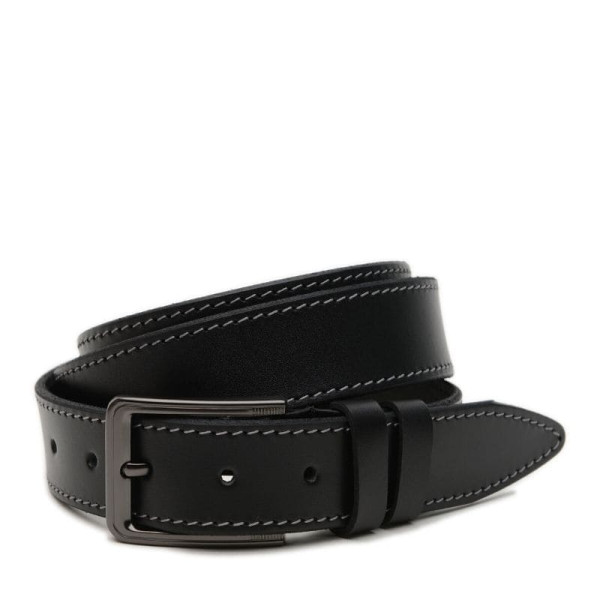 Ремень мужской кожаный JZ SB-JZV1125GX40-black