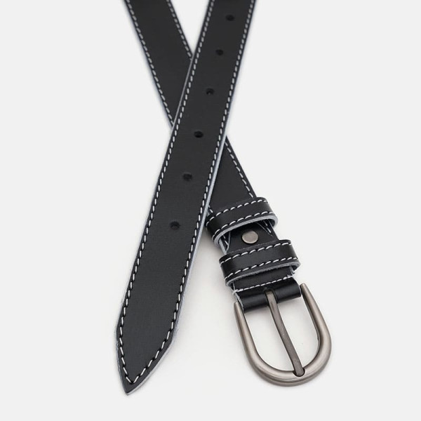 Ремень женский кожаный JZ SB-JZ100v1genw101-black