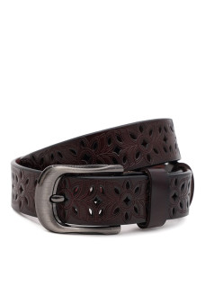 Ремень женский кожаный JZ SB-JZCV1ZK-094br-brown