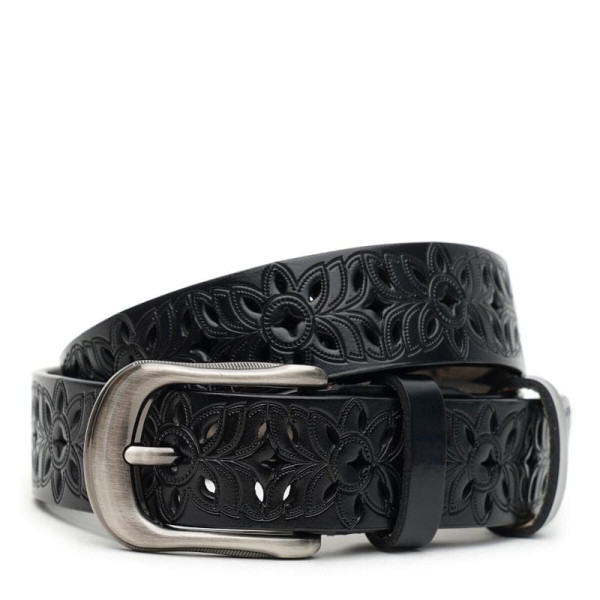 Ремень женский кожаный JZ SB-JZCV1ZK-094-black