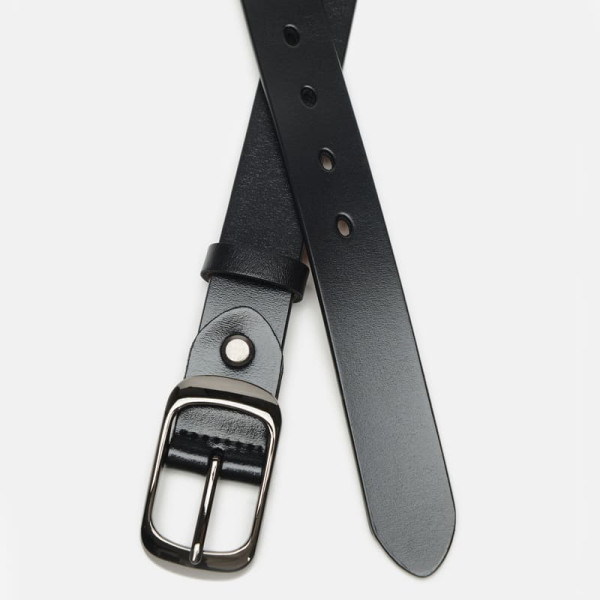 Ремень женский кожаный JZ SB-JZCV1ZK-008-black