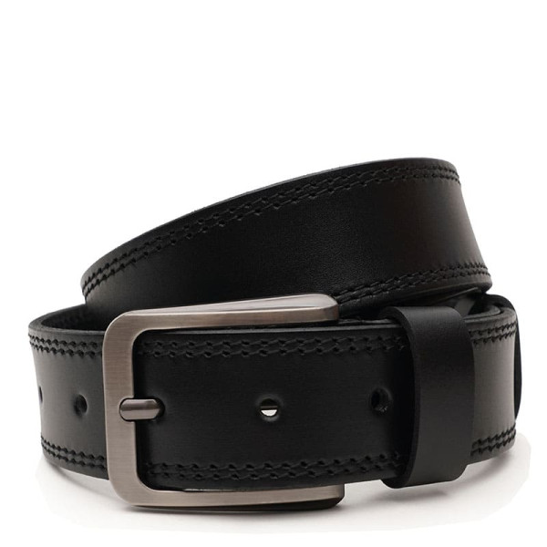 Ремень мужской кожаный JZ SB-JZV1125FX16-black