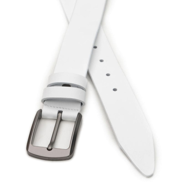 Ремень мужской кожаный JZ SB-JZV1115GX37-white