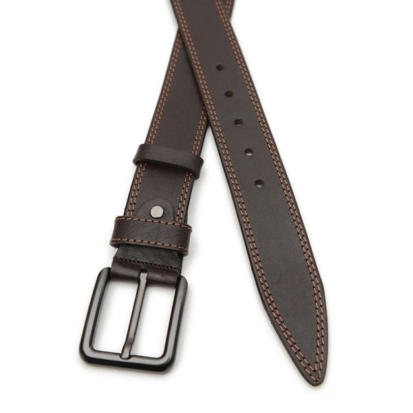 Ремень мужской кожаный JZ SB-JZV1125GX02-brown