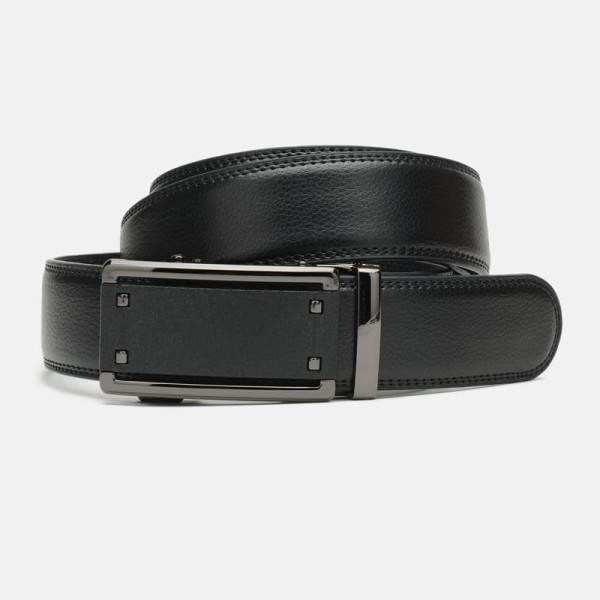 Ремень мужской кожаный JZ SB-JZCV1788-5 -black