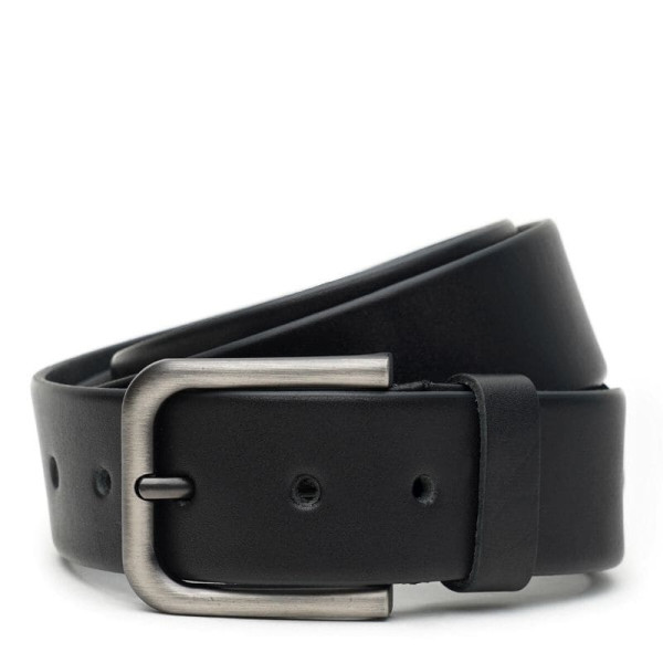 Ремень мужской кожаный JZ SB-JZV1D115P04-black
