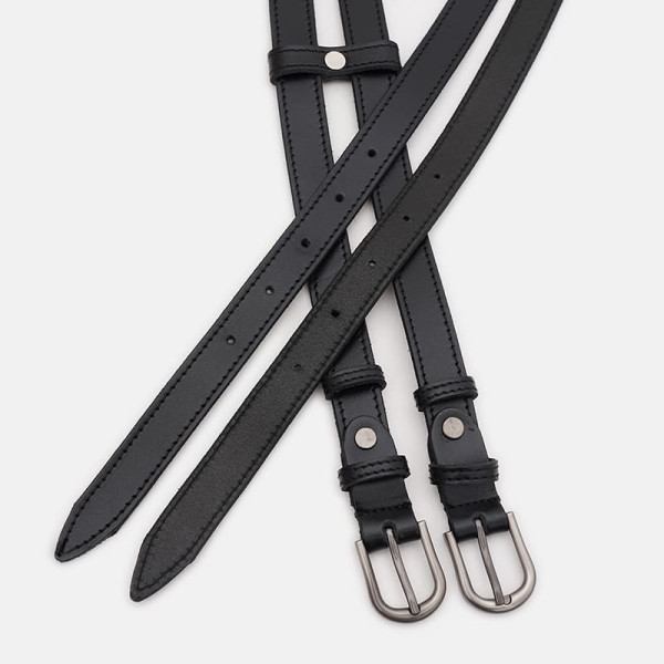 Ремень женский кожаный JZ SB-JZ100gen1new2bl-black