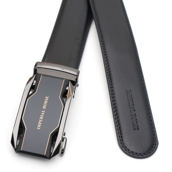 Ремень мужской кожаный JZ SB-JZV1HRS911-black