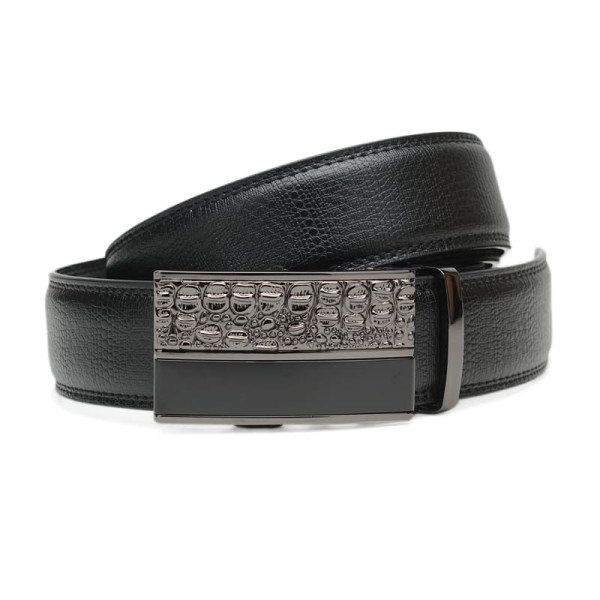 Ремень мужской кожаный JZ SB-JZCV1654-2-black
