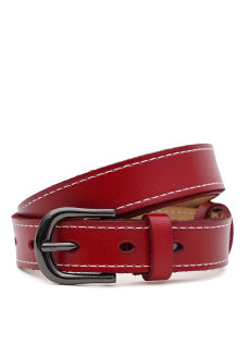 Ремень женский кожаный JZ SB-JZCV1ZK-007r-red