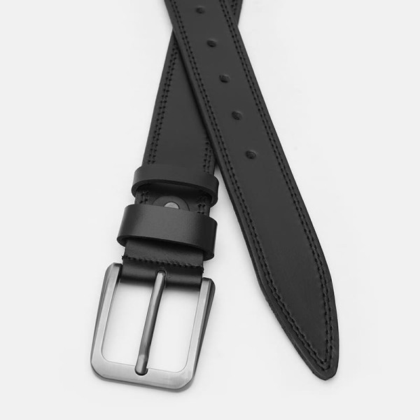 Ремень мужской кожаный JZ SB-JZV1FX29-black