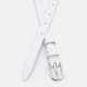 Ремень женский кожаный JZ SB-JZ100v1genw60-white
