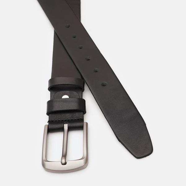 Ремень мужской кожаный JZ SB-JZV1125DPL06-black