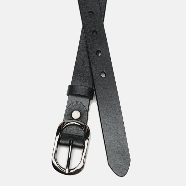 Ремень женский кожаный JZ SB-JZCV1ZK-052-black