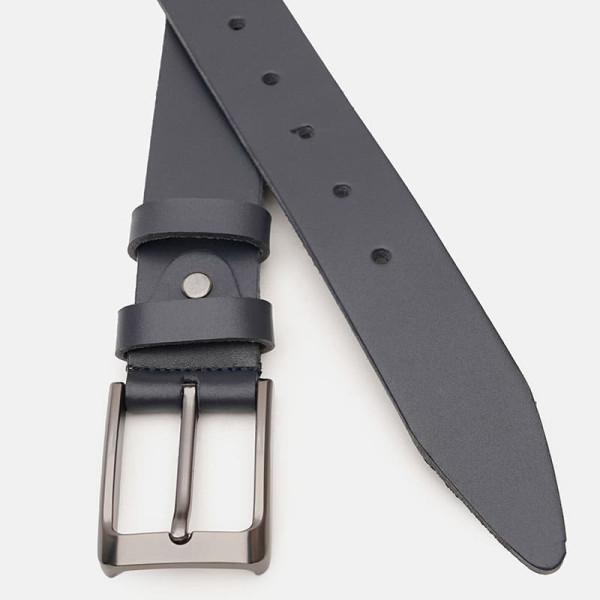 Ремень мужской кожаный JZ SB-JZV1125FX44-navy