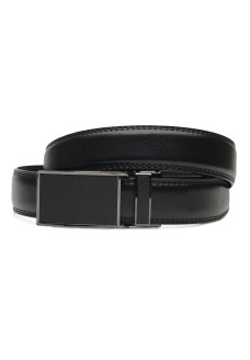 Ремень мужской кожаный JZ SB-JZC133-30018-1 Черный