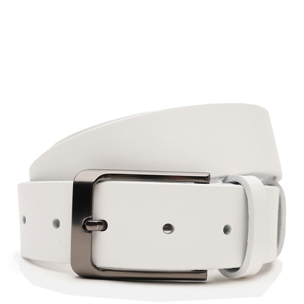 Ремень мужской кожаный JZ SB-JZV1115FX49-white