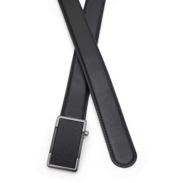 Ремень мужской кожаный JZ SB-JZV1GKX15-black