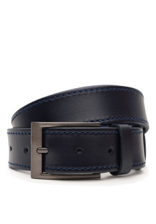 Ремень мужской кожаный JZ SB-JZV1115FX13-navy