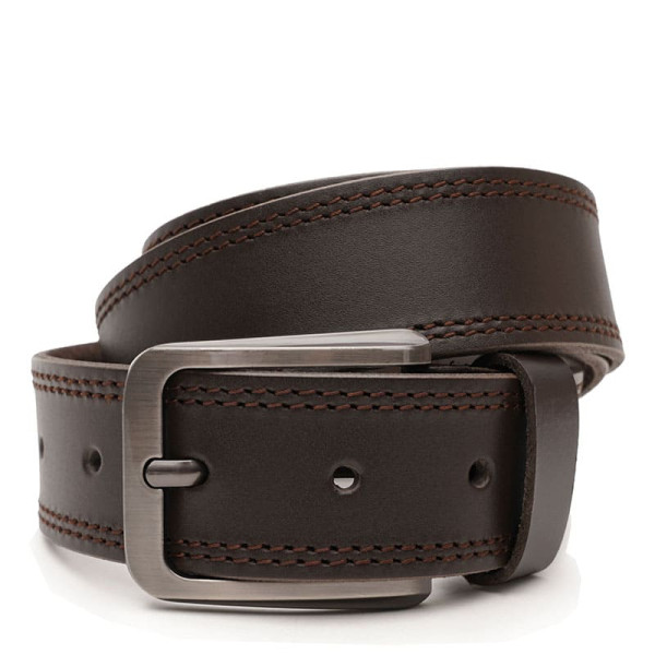 Ремень мужской кожаный JZ SB-JZV1115FX18-brown