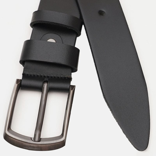 Ремень мужской кожаный JZ SB-JZV1115FX19-black
