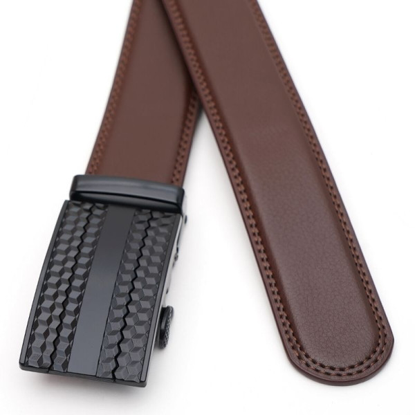 Ремень мужской кожаный JZ SB-JZV1GKX08-brown