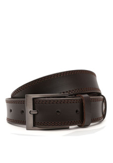 Ремень мужской кожаный JZ SB-JZV1125FX12-brown