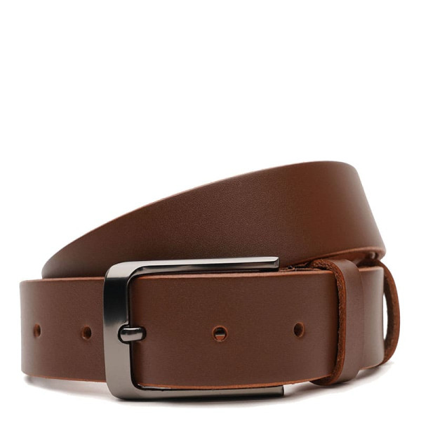 Ремень мужской кожаный JZ SB-JZV1115FX46-brown