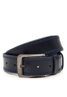 Ремень мужской кожаный JZ SB-JZV1115FX42-navy