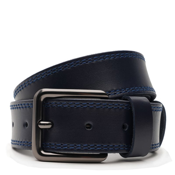 Ремень мужской кожаный JZ SB-JZV1115FX50-navy