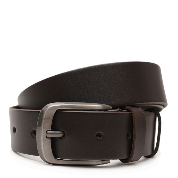 Ремень мужской кожаный JZ SB-JZV1115FX03-brown