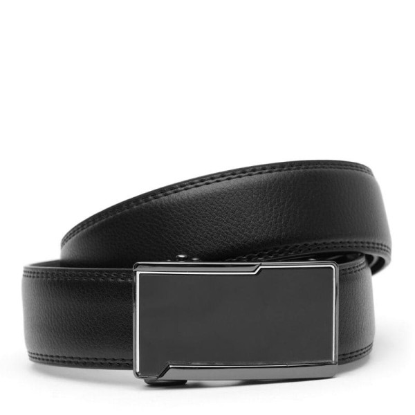 Ремень мужской кожаный JZ SB-JZV1HRS909-black