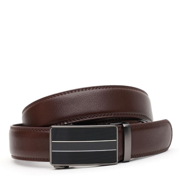 Ремень мужской кожаный JZ SB-JZV1GKX37-brown