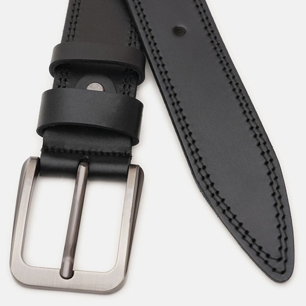 Ремень мужской кожаный JZ SB-JZV1125FX16-black