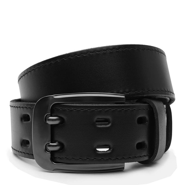 Ремень мужской кожаный JZ SB-JZV1115FX25-black