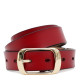 Ремень женский кожаный JZ SB-JZCV1ZK-008bo-goldbordo