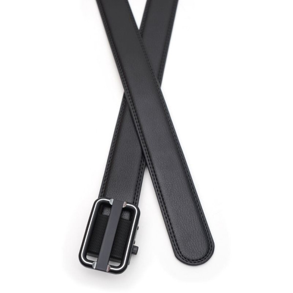 Ремень мужской кожаный JZ SB-JZV1GKX22-black