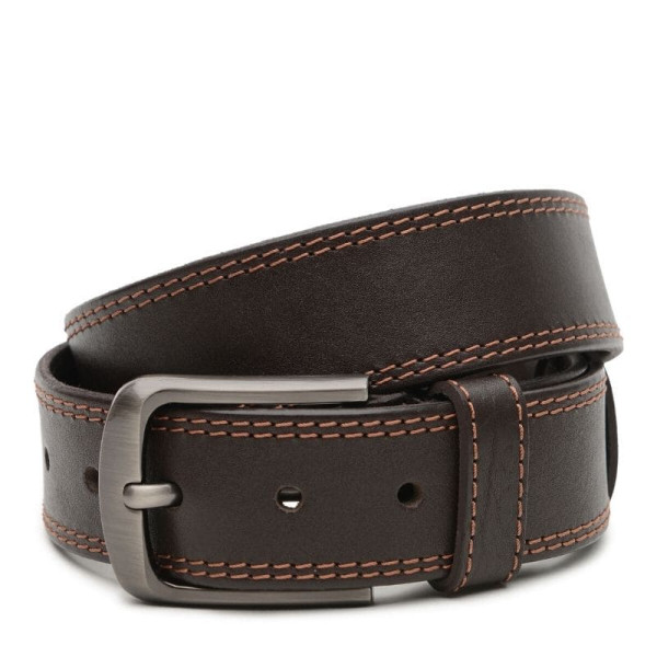 Ремень мужской кожаный JZ SB-JZV1115GX12-brown