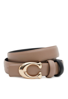 Ремень женский кожаный JZ SB-JZCV1ZK-119be-beige/black