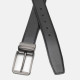 Ремень мужской кожаный JZ SB-JZC135-4086-3 Черный