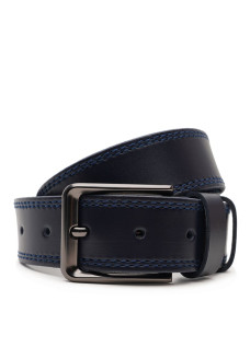 Ремень мужской кожаный JZ SB-JZV1115FX56-navy