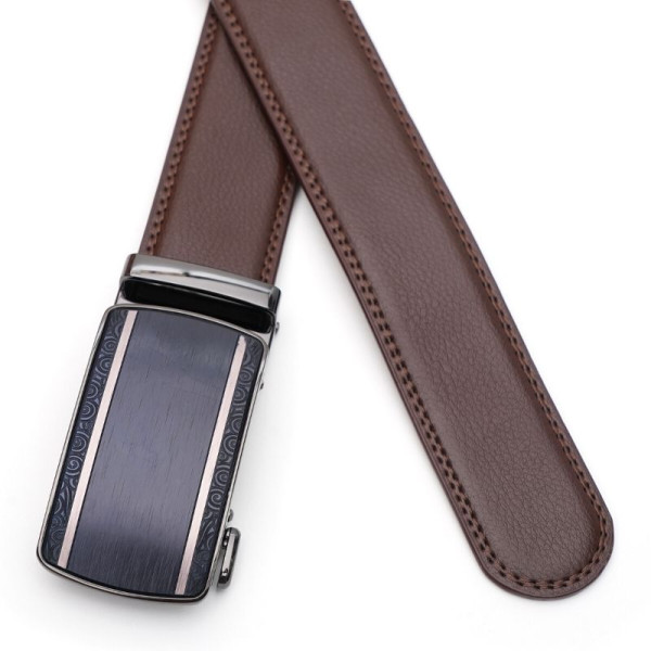 Ремень мужской кожаный JZ SB-JZV1GKX27-brown