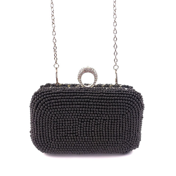 Модный клатч для женщин Sana pari N6922-19 BLACK 16,5х10х6см черный
