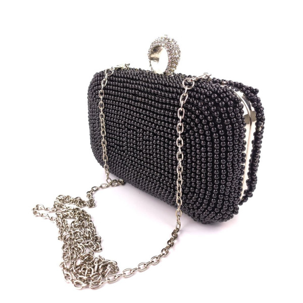 Модный клатч для женщин Sana pari N6922-19 BLACK 16,5х10х6см черный