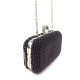 Модный клатч для женщин Sana pari N6922-19 BLACK 16,5х10х6см черный