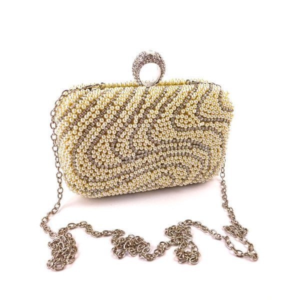 Стильный клатч для женщин Sana pari N6922-19 BEIGE 16,5х10,5х6,5см бежевый