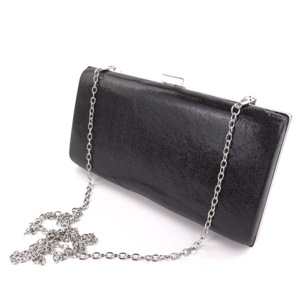 Стильный женский клатч со стразами Sana pari N722-188B BLACK 22х12х5см черный