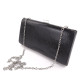 Стильный женский клатч со стразами Sana pari N722-188B BLACK 22х12х5см черный