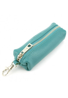 Ключница кожаная на молнии ST Leather (ST-07-102) 98289 Бирюзовый